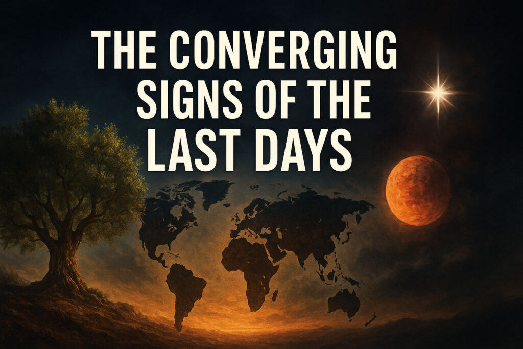 infographic on the biblical signs of the last days.
