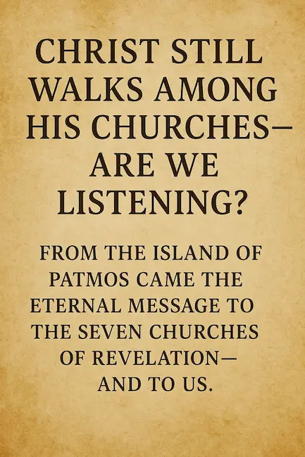 Infographic on the seven churches of Revelation.