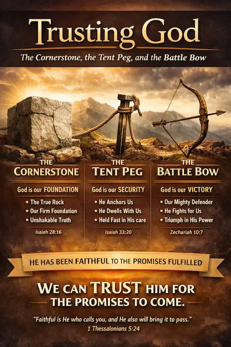 Infographic image on trusting God.